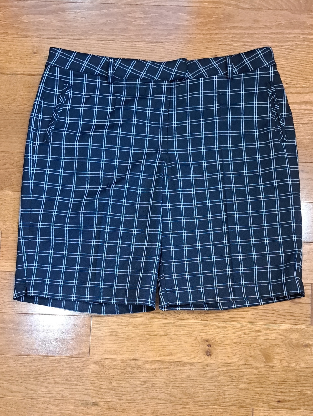 Lady Hagen Black and White Plaid Shorts